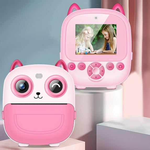 Children's Mini Printing Instant Cameras HD Camera Multi Functional Digital DSLR Camera For Photography And Printing Gifts Pink