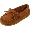 thumbnail image 1 of Minnetonka Children's Kilty Hardsole Moccasin, Dusty Brown 13 Little Kid, 1 of 5