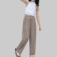thumbnail image 1 of Children's Mosquito Repellent Pants Summer Thin Breathable and Cool Y2K Clothes Kids Girls Clothes Size 10 12 Trendy, 1 of 3