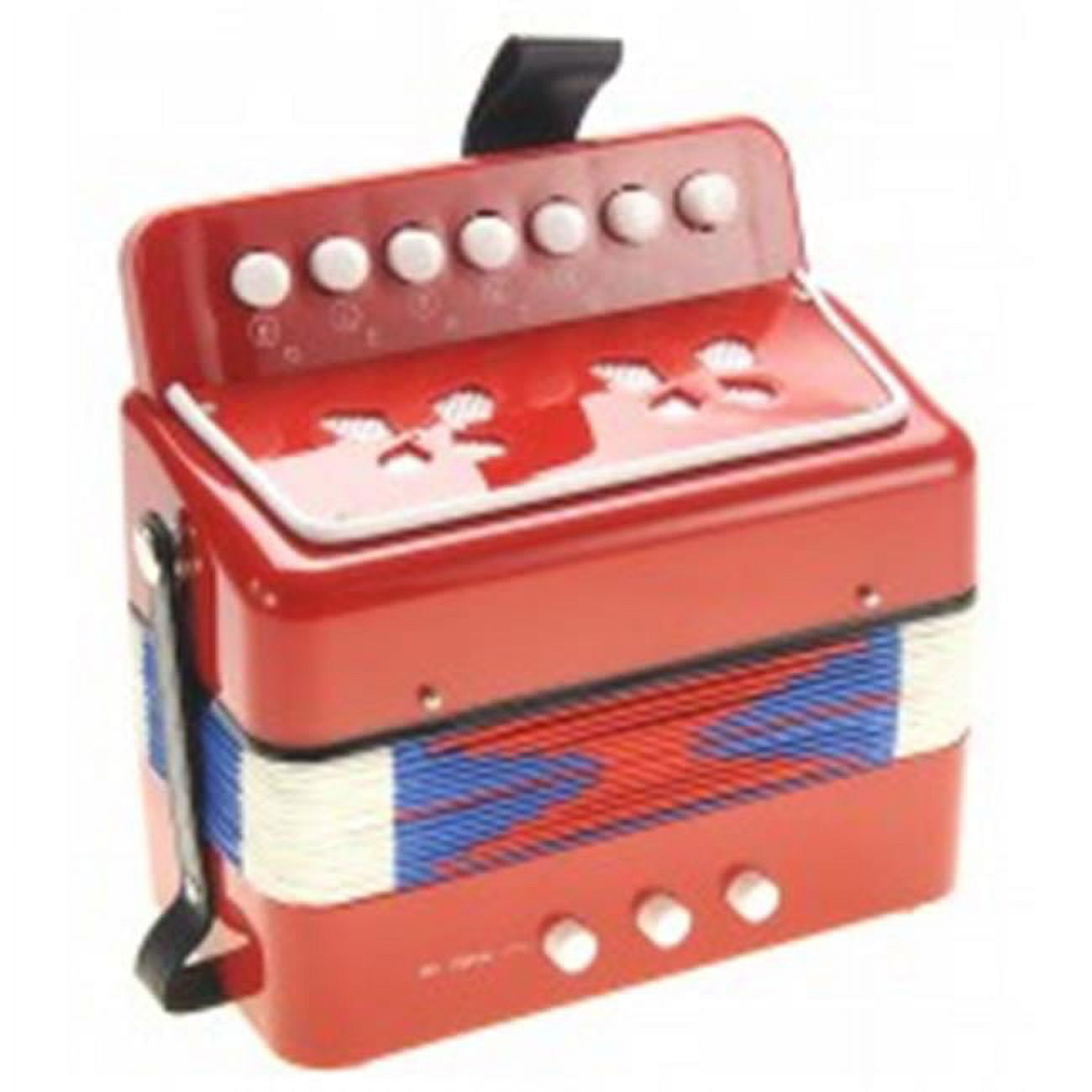AZ IMPORT Children's Musical Instrument Accordion Red