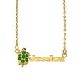 thumbnail image 1 of Children's Name Necklace with Turtle Motif, 1 of 3