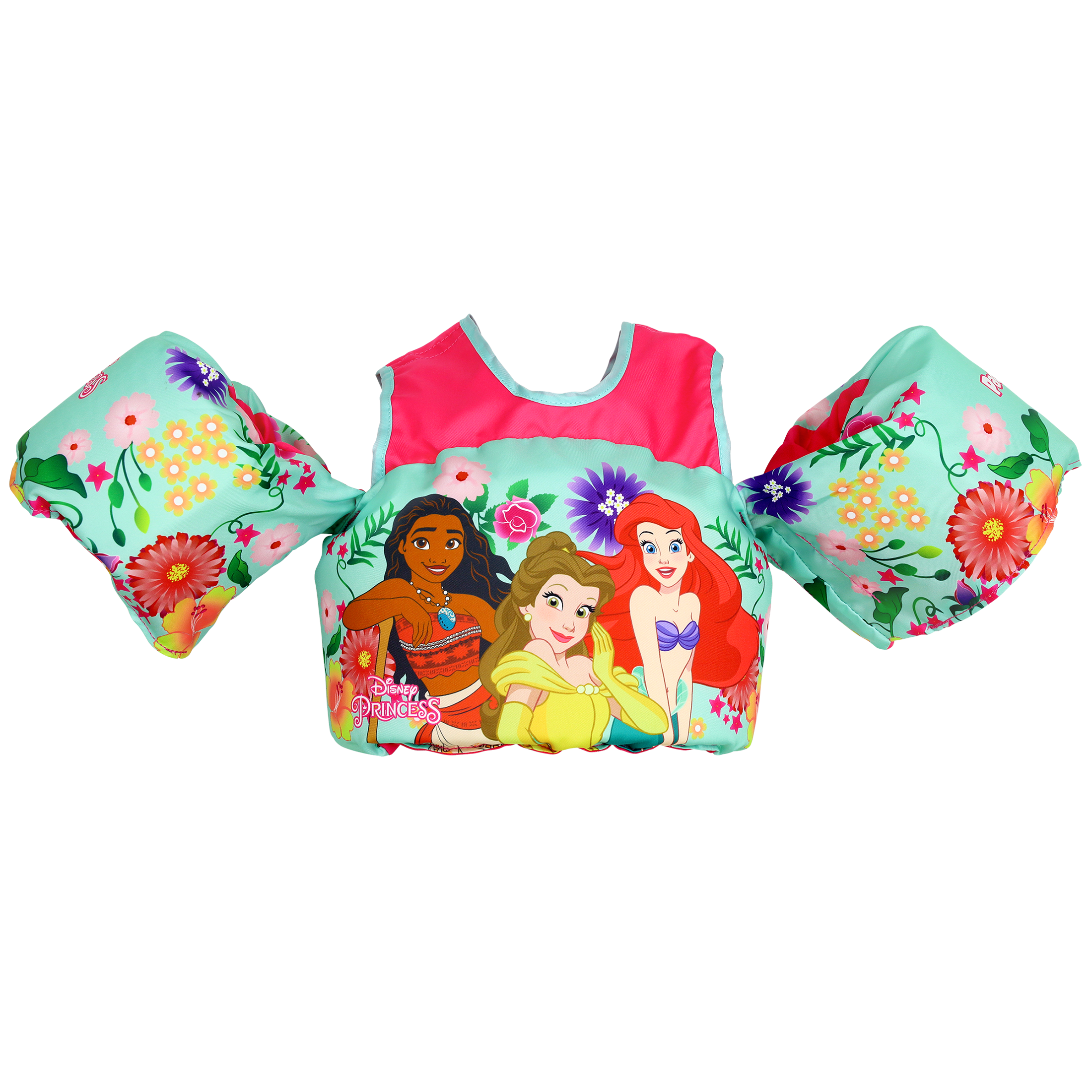 Little Mermaid Life Jackets for Kids, Children’s Paddle Pal Swim Life Vest, 33-55 lbs, Unisex