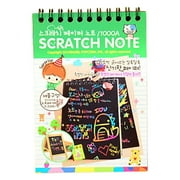 Children's Painting Hand-painted Scratch Drawing Book Manual Diy Scratch Drawing Paper Educational Toy Ma-gic Scratch Drawing Book Kids Markers Travel Activities for Kids Ages 4-8 Gel Wax for Candle