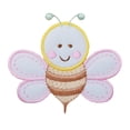 thumbnail image 1 of Children's Pastel Bee - Puffy - Iron On Embroidered Applique Patch, 1 of 2