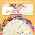 Children's Pen Control Training Card Color Card Early Education Focus