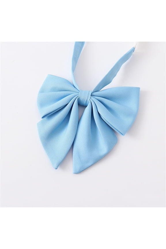 Children's Plaid Bow Tie Clip-On for School Uniforms - Adjustable Unisex Fabric Accessory