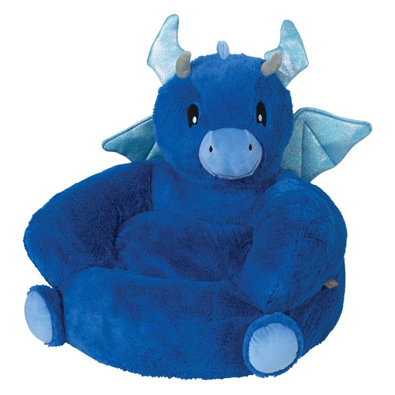 Children's Plush Dragon Character Chair