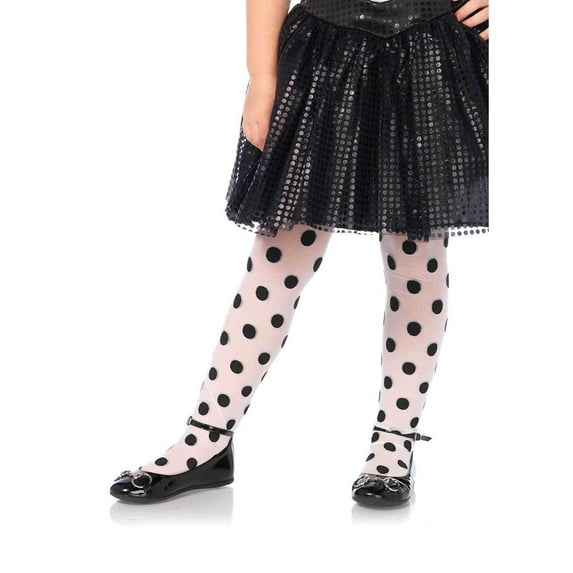 Children's Polka Dot Tights, Small, Age 1-3