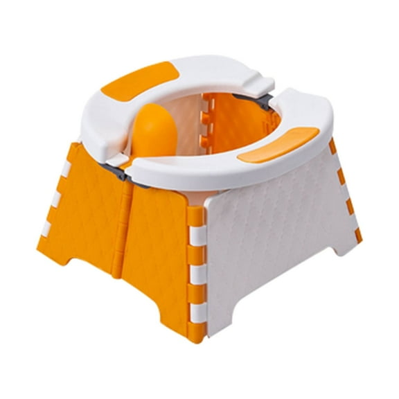 Children’s Portable Toilet Foldable Travel Potty Seat Baby Car Bedpan Urinal with Storage Bag Leak Proof TPE Cushion for Boys Girls Home Outdoor Training 30 Cleaning Bags