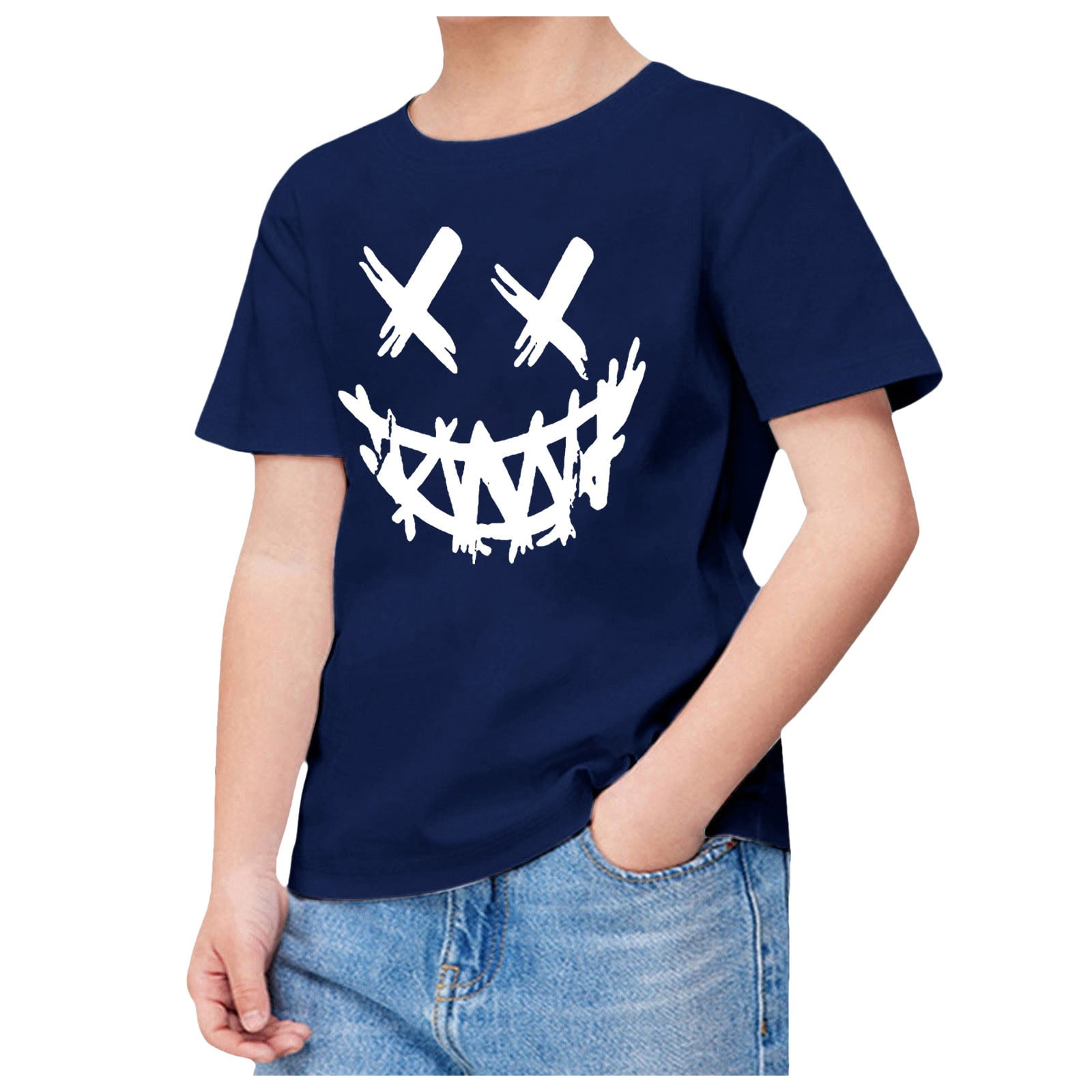Children's Printed Short Sleeved T Shirt T Shirt Long Sleeve Kids 5t Shirts for Girls