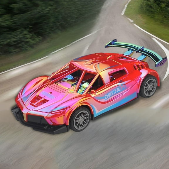 Children's Racing Toy Car, Inertial Push Car, Simulation Sports Car Model with Rubber Wheels and ABS Durable, Realistic Racing Design for Interactive Play and Hand-Eye Coordination Development