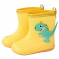 thumbnail image 1 of Children's Rain Shoes Boys And Girls Water Shoes Baby Rain Boots Water Boots In Large And Small Children Toddlers Children Yellow, 1 of 7