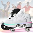 thumbnail image 1 of Children's Roller Skates, Shoes with Wheels for Men and Women, Roller Skates and Sports Shoes can be Switched Freely with one key, Suitable as Christmas and Birthday Gifts, 1 of 7