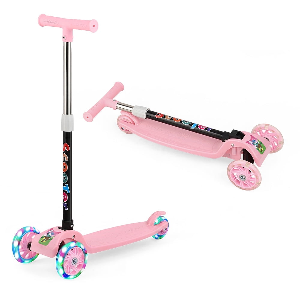 【冬バーゲン★特別送料無料！】 Kids OUTON Scooter Height Adjustable Wheel 3 Light, LED with スノーボード