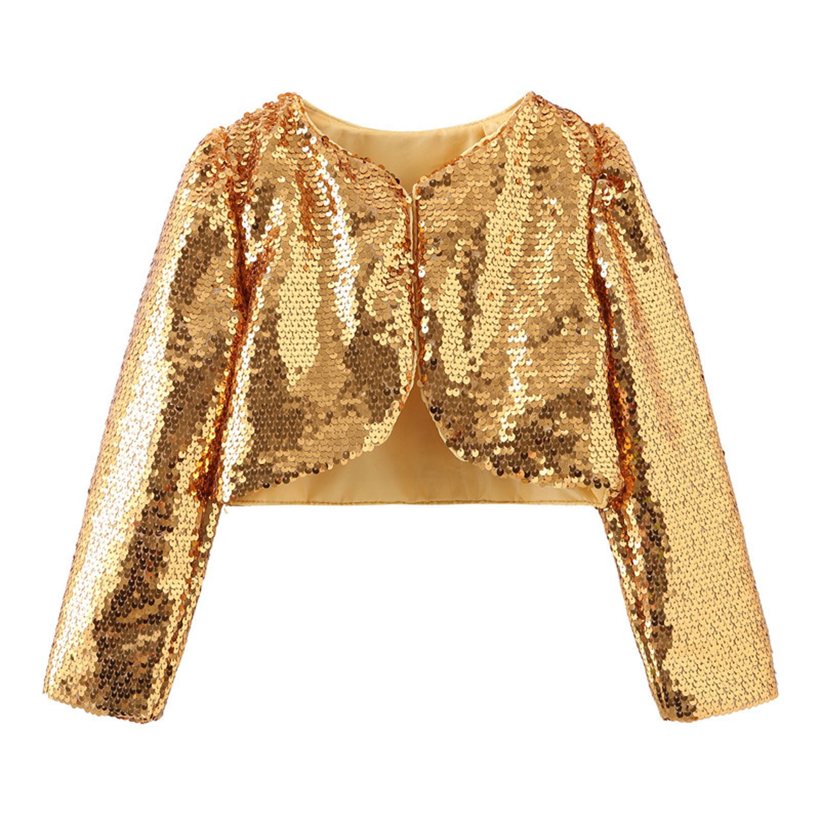 Kids' Gold Sequin Jacket main image 0
