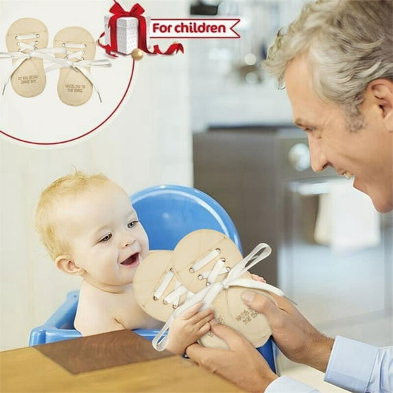 Children's Shoelace Training Board - Wooden Rope Toy, Early Educational, Exercise Thinking & Hands-On Ability, 2pcs