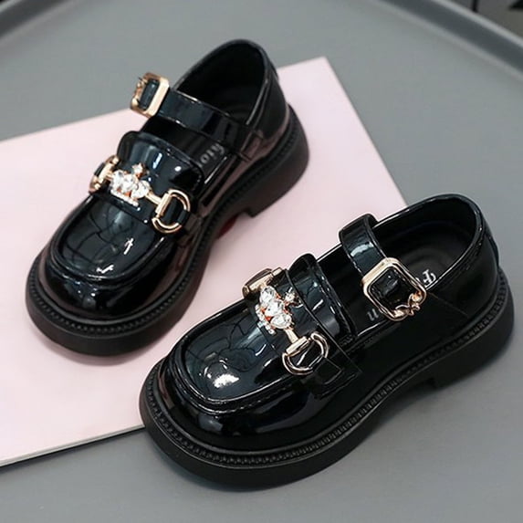 Children's Shoes Girls' Soft Soled Shoes Girls' Leather Shoes Middle-aged Children's Shoes Girls' Treasure Leather Shoes girls dress shoes