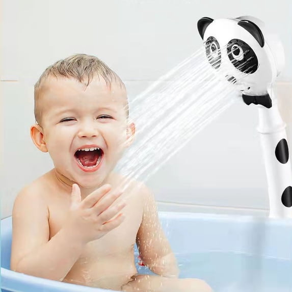 Children's Shower Head with Two Spray Modes Interactive Bathing Tool for Engaging Family Experience