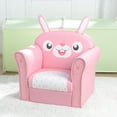 thumbnail image 1 of Children's Single Sofa Cute Series Rabbit Model American Standard Pu Dark Pink, 1 of 8