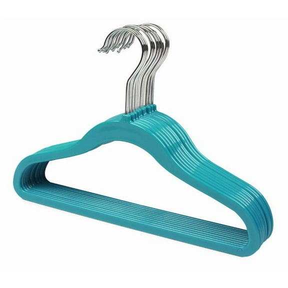 Children's Slimline (No-Flock) Teal Hanger