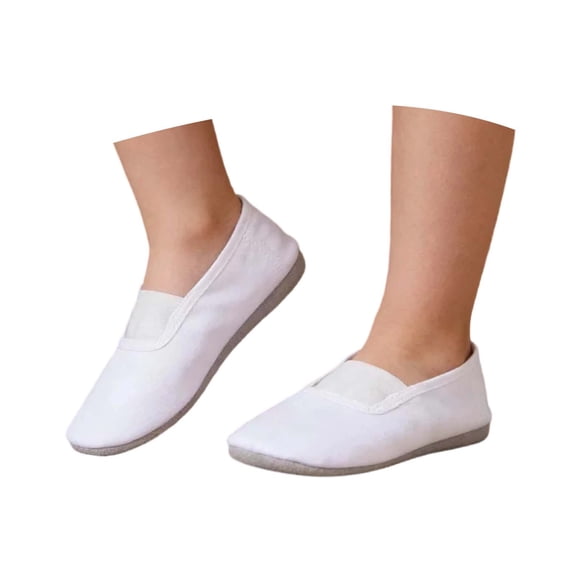 Children's Slip-On Dance Flats, Breathable Gymnastics Shoes, Lightweight Non-Slip Slippers for All-Day Class Wear