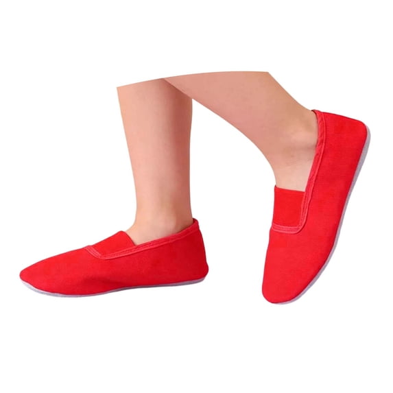 Children's Slip-On Dance Flats, Breathable Gymnastics Shoes, Lightweight Non-Slip Slippers for All-Day Class Wear