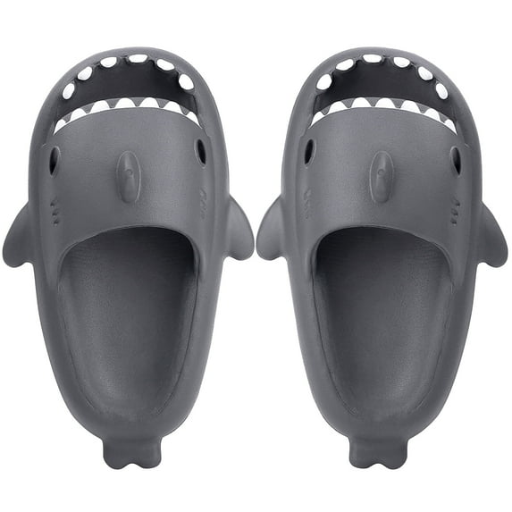 Children's Slippers Boys and Girls Shark Slide Children's Shoes Cloud Shark Glide Cartoon Pattern Children's Sandals Light Flat non Slip Shower Shoes