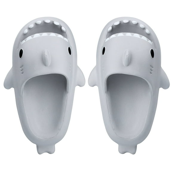 Children's Slippers Boys and Girls Shark Slide Children's Shoes Cloud Shark Glide Cartoon Pattern Children's Sandals Light Flat non Slip Shower Shoes