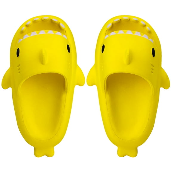 Children's Slippers Boys and Girls Shark Slide Children's Shoes Cloud Shark Glide Cartoon Pattern Children's Sandals Light Flat non Slip Shower Shoes