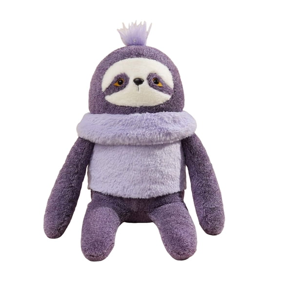 Children's Sloth Plush Toy Stuffed Doll Jungle Sleeping Pillow Animal Comfort to Sooth Emotion Soft Cuddly Gift for Little Ones