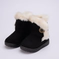 thumbnail image 1 of Children's Snow Boots Mid-Calf Winter Warm Waterproof Anti-slip Toddler Kids Boots Fleece Lined for Girls Solid Color Thermal Design, 1 of 5