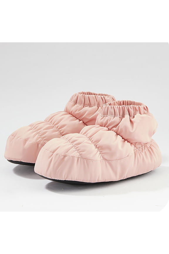 Children's Solid Color Low Cut Dance Practice Boots Warm Thermal Boots Soft Sole Shoes for Girls Kids Toddler Ballet Warm-Up Shoes Non-Slip Artificial Leather