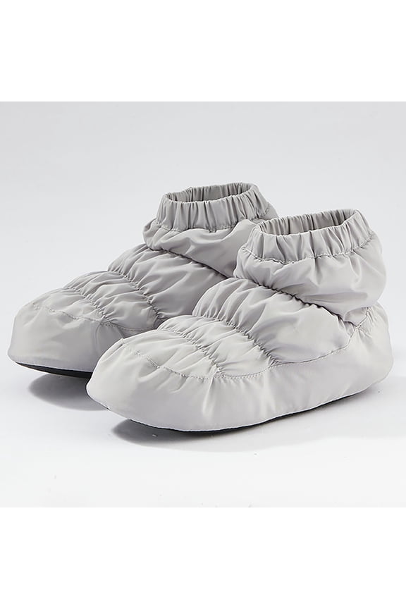 Children's Solid Color Low Cut Dance Practice Boots Warm Thermal Boots Soft Sole Shoes for Girls Kids Toddler Ballet Warm-Up Shoes Non-Slip Artificial Leather