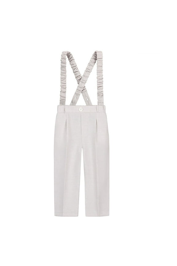 Children's Solid Color Suit Pants for Boys School Trousers for Elementary School Kids Casual Long Pants for Spring and Autumn Seasons Ages 3 10 Sportive Clothes Pants Baby 5 Toddler Boy Clothes Pants