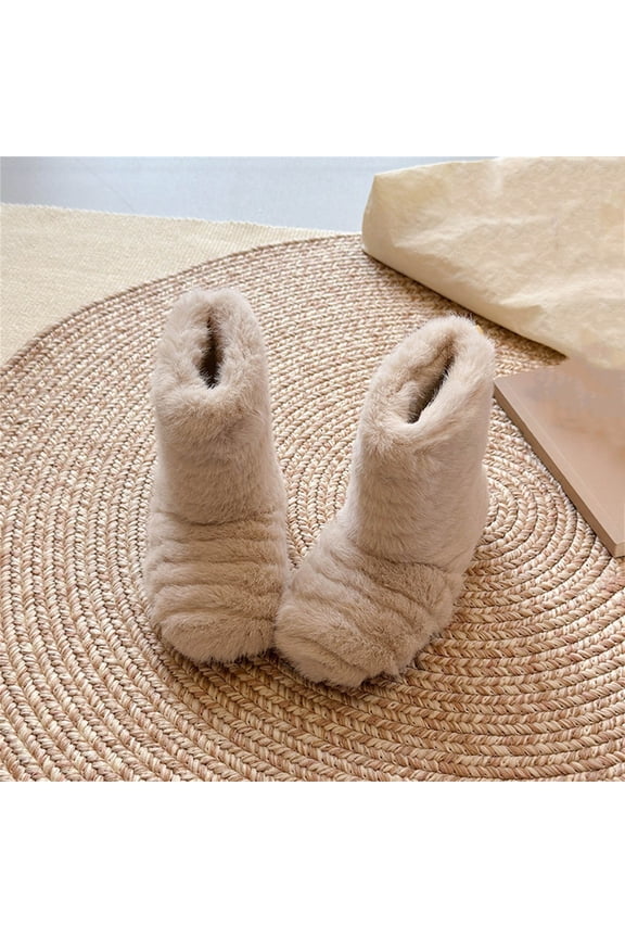 Children's Solid Color Thick Snow Boots Fall And Winter Warm Boots Soft Soled Casual Boots zapatos de vestir para niños