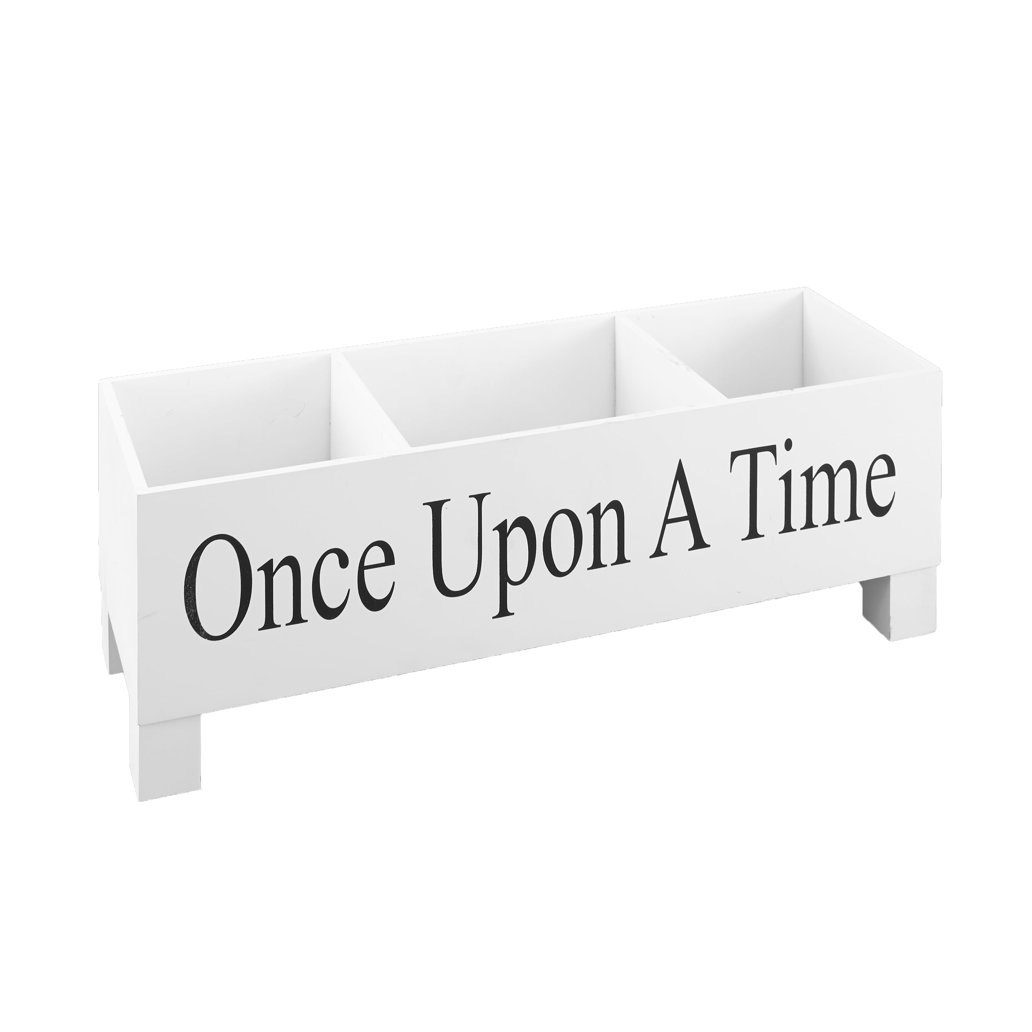 White MDF Children's Cubby Storage with Dividers