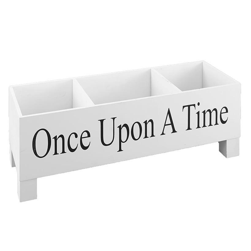 White MDF Children's Cubby Storage with Dividers