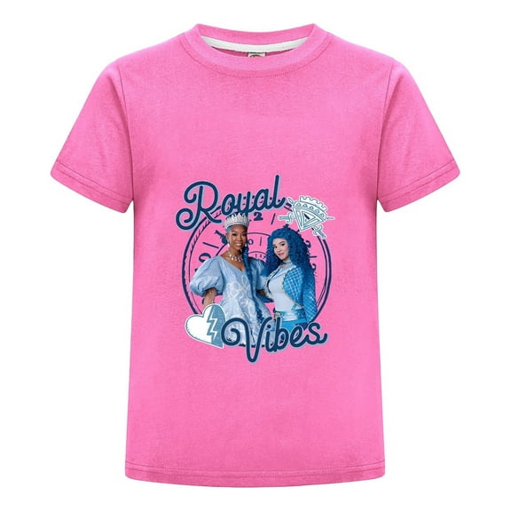Children’s Summer Shirt – Descendants 4 Rise of Red Princess Tee for Girls
