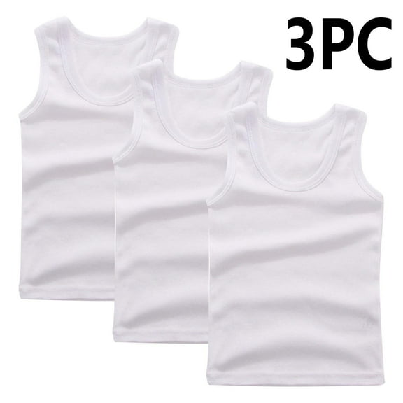 Children's Summer T-Shirt Base Layer Round Neck Camisole for Boys and Girls - Soft Breathable Fabric for Casual Wear and Special Occasions