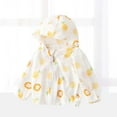 thumbnail image 1 of Children's Sun Clothing Girls Boys Thin Breathable Coat Baby Sun Clothing Summer Children Sun Shirt Air Conditioning Shirt Cute Print Coat with Hood for Girls Yellow 4-5 Years, 1 of 7