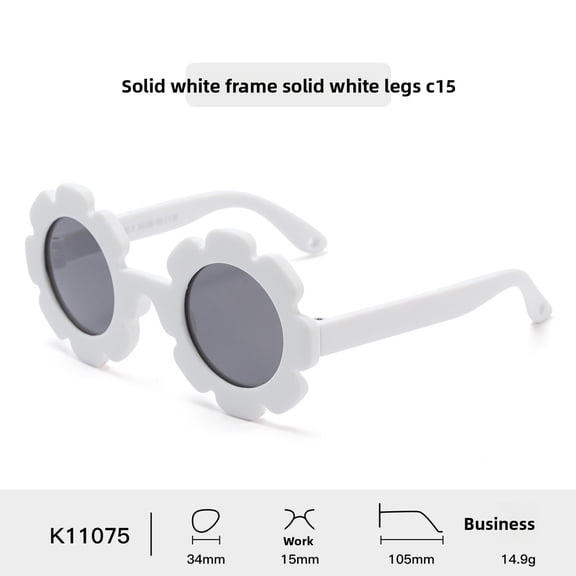 Children's Sunflower Soft Silicone Polarized Sunglasses