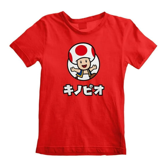 Children's Super Mario Toad Character Red T-Shirt: 12-13 Years