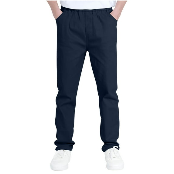 Children's Sweatpants, Cargo Sweatpants For Kids, Paiwinds Boys And Childrens Sports Cargo Pants Stretch Elastic Waist School Kids Twill Joggers For 4-13Years