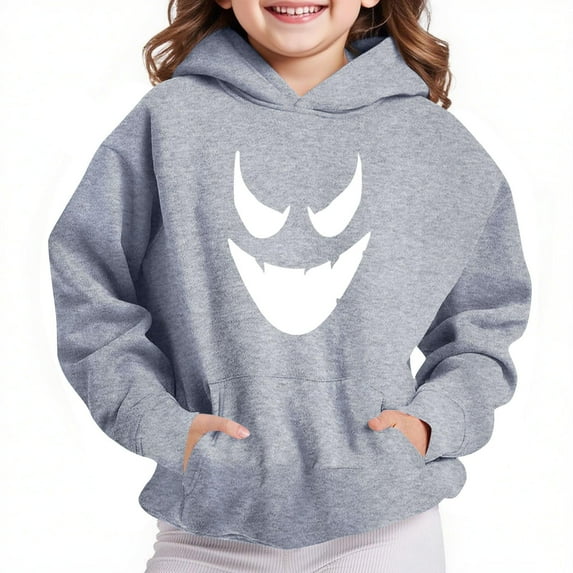 Children's Sweatshirt Boys And Girls Casual Long Sleeve Hoodies Cute Oversized Fleece Pocket Sweatshirt Tops Fall Outfits Fashion Clothes