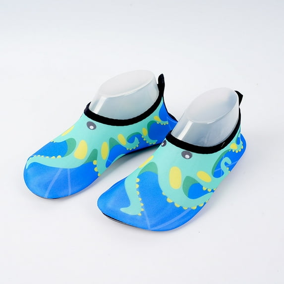 Children's Swimming Shoes Diving Rafting Non-Slip Upstream Shoes Skin Shoes Cartoon Beach Ankle Sock Quick-Drying Breathable Scratch-Proof