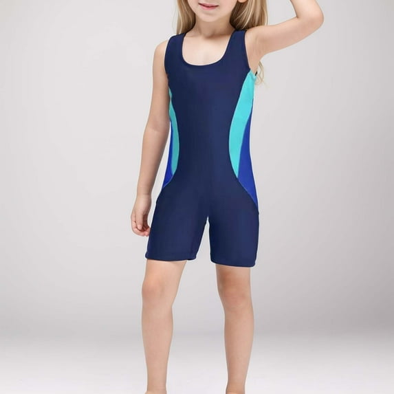 Children's Swimwear for Girls Bathing Suits for Toddlers and Kids Sporty Swim Suits for Girls' Swimming Activities Teen Swimsuit Size 11-12
