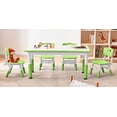 thumbnail image 1 of Kids Table And Chair 7-Piece Set, Adjustable Height Table And Chair Set,Easy To Wipe,For  Ages 2-10,Children Multi-Activity TableFor Classroom Home Nursery, 1 of 9