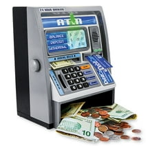 Children's Talking Interactive ATM Savings Bank with Digital Screen and Calculator
