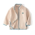 thumbnail image 1 of Children's Teddy Fleece Top Zipper Jacket With Flannel Double-Sided Fleece Top Jacket, 1 of 3