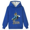 thumbnail image 1 of Children's The Legend of Zelda Brushed Pullover Hoodie Long Sleeve Tops Hooded Sweatshirt for Boys Girls, 1 of 5
